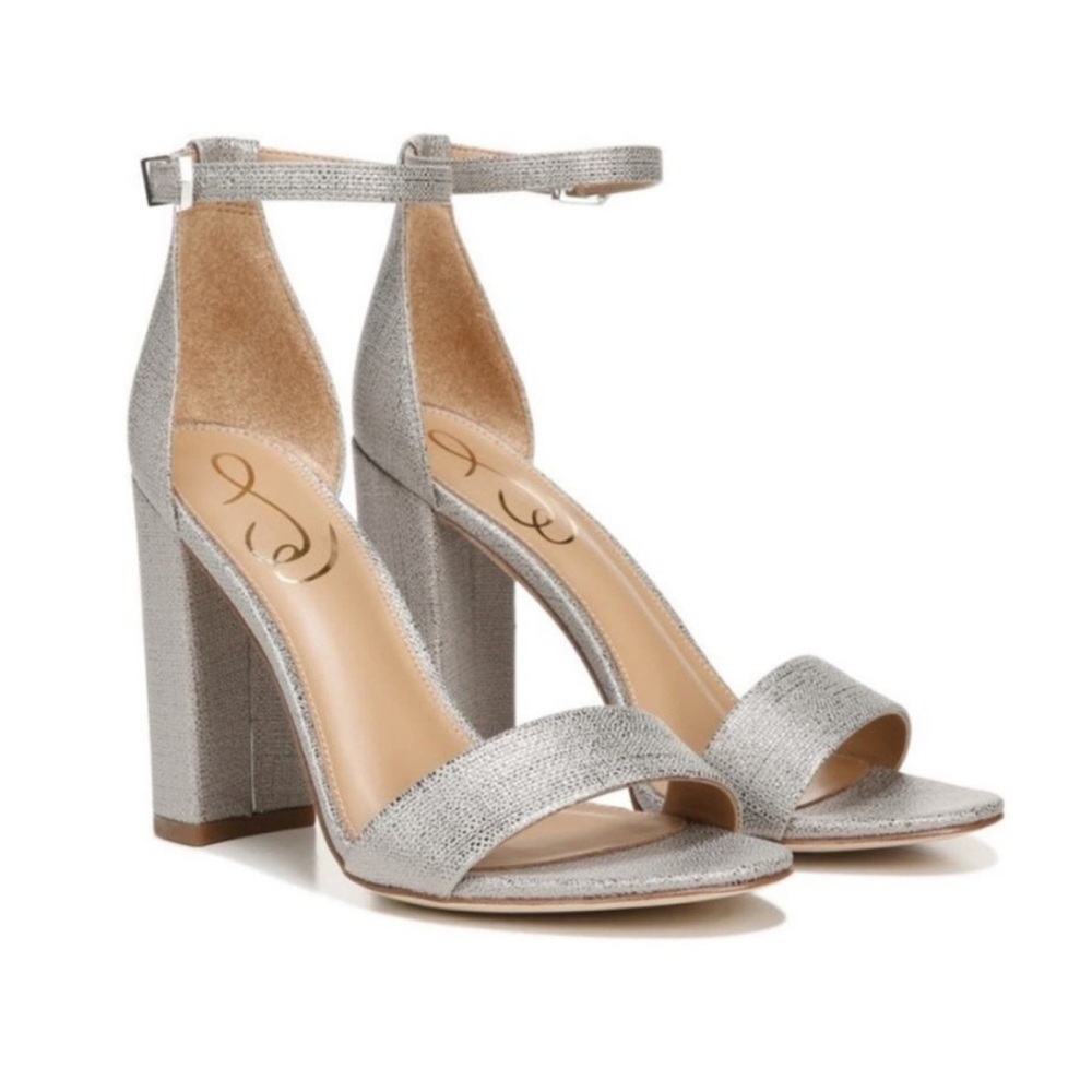 Sam Edelman - Yaro Heels - Silver - Size 10